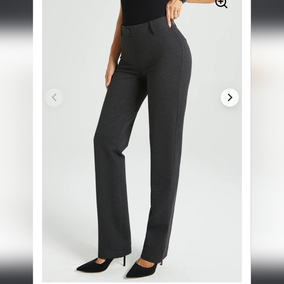 Betabrand Pants - Betabrand Classic DPYP Dress Pant Yoga Pant Charcoal Size Small